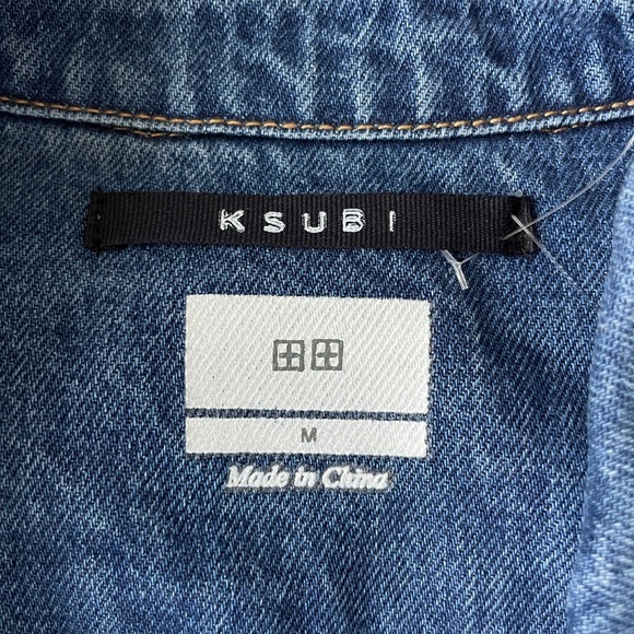 Ksubi Jett Jean Jacket Elixir Blue - Picture 6 of 7